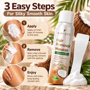 Alvique Coconut Hair Removal Mousse Kit