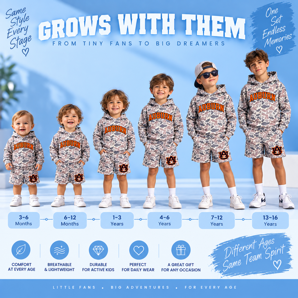 Toddler Gameday Camo Hoodie