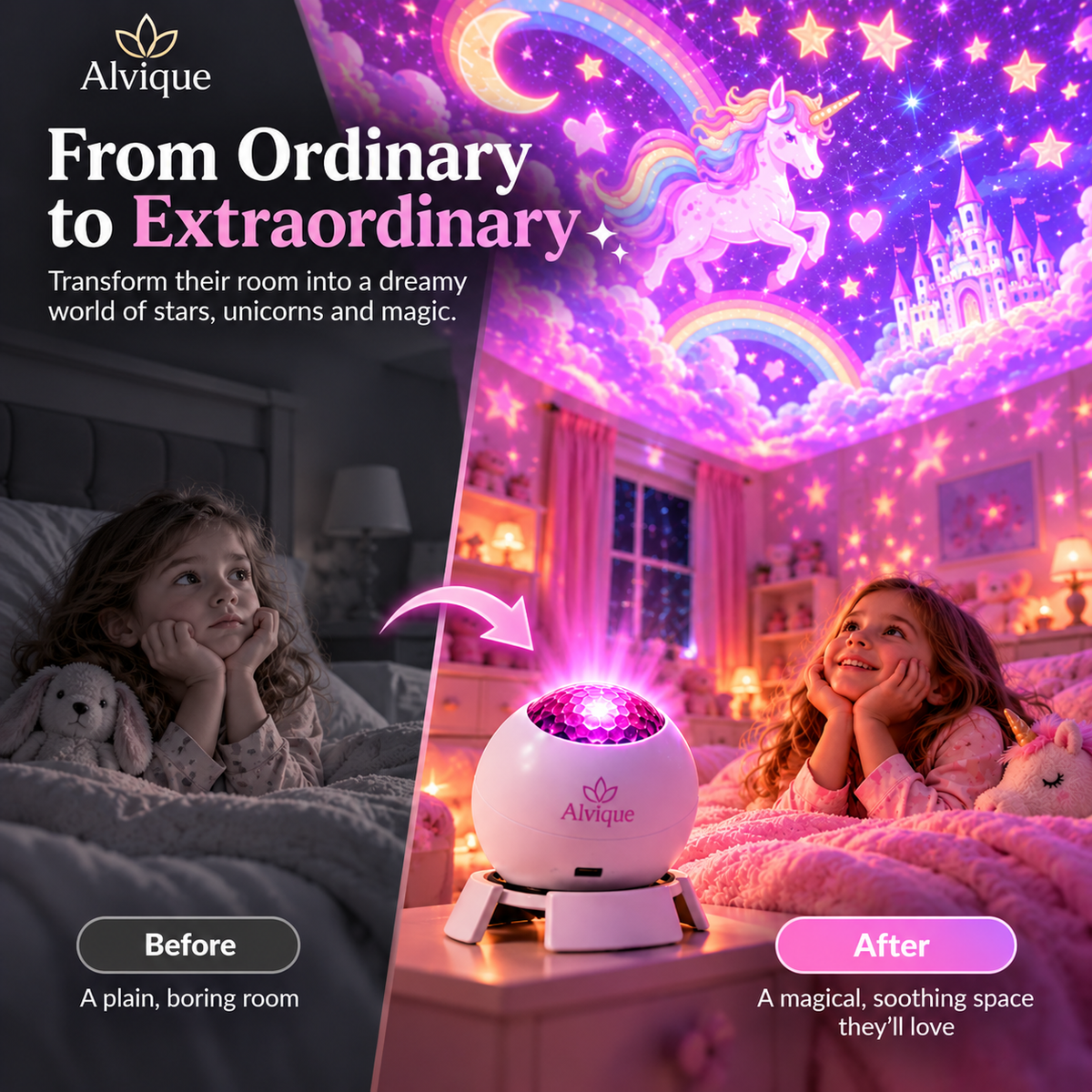 AlviqueGlow Star Bella Lights