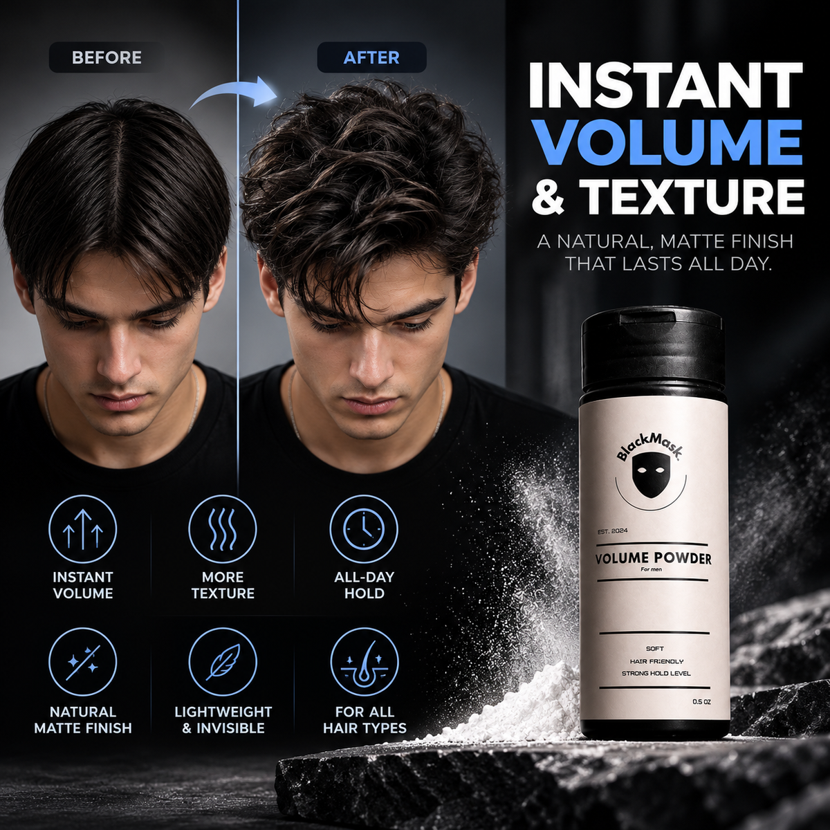 BlackMask Texture Powder