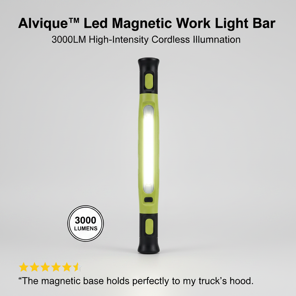 Alvique ™ Led Magnetic Work Light Bar