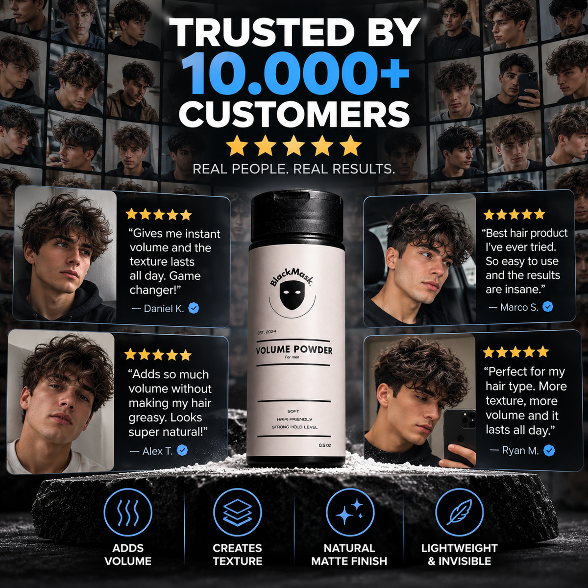 BlackMask Texture Powder