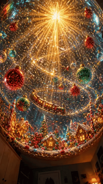 Christmas Ceiling Projection